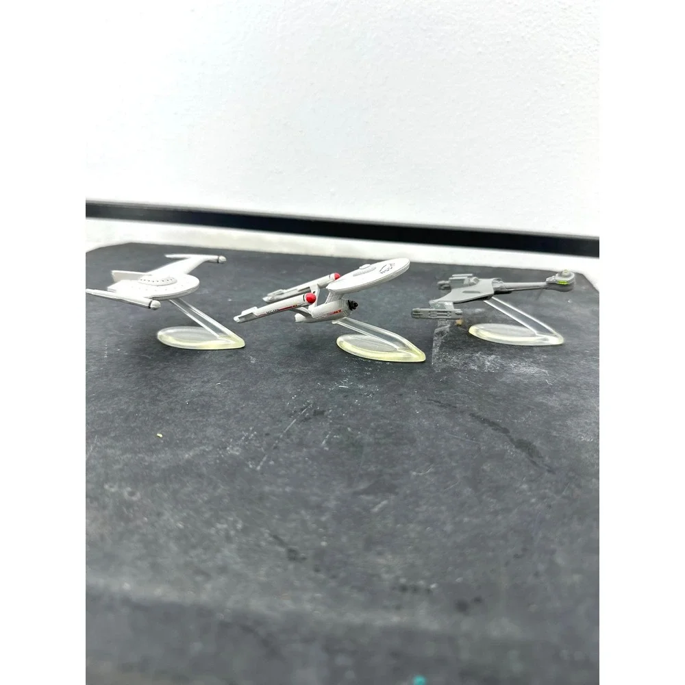 Vintage Star Trek Micro Machines Space Lot Bird of Prey/Battlecruiser #1